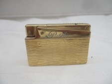 Vintage KAWEE KW Feuerzeug „Geriffelt Goldfarben – Monogramm P.A.“