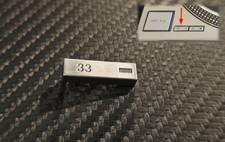 33 rpm Button for Technics SL1200 SL1210 or Audio-Technica AT-PL120