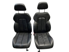 Mercedes SLK Mopf R170 / Sitz Ledersitz Links & Rechts Schwarz - Schlecht