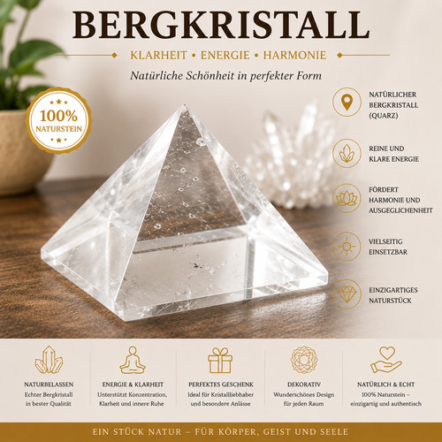 Bergkristall pyramide g - pyramide,