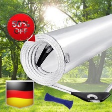 ⭐ Wasserdichte Transparente Plane mit Ösen Schutzplane LKW Folie Klare Garten ⭐