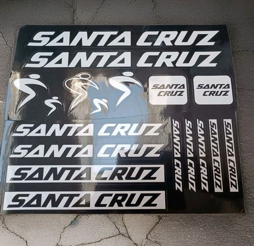 Santa cruz sticker - santa,