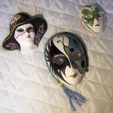 Masken Glitzer Deko Dekoration