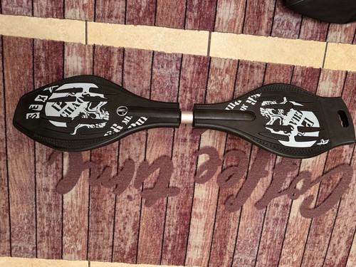 Waveboard schwarz weiß mit - schwarz,