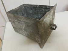 Antik Schublade Metall Blech Schieber Werkbank  Industriedesign ca 1900 Vintage 