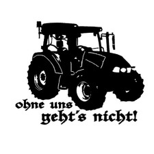 Traktor - Aufkleber Auto Folie