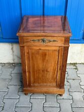 ANTIKE LOUIS SEIZE STIL KOMMODE NACHTTISCH UM 1880 MAHAGONI MASSIV OBERKLAPPE