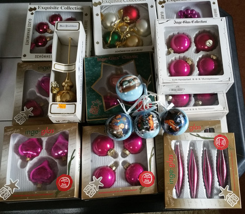 Konvolut weihnachtskugeln - konvolut,