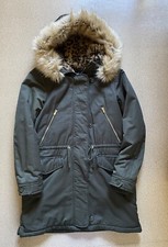 Zara Parka Leo Fell Khaki M