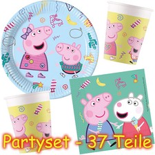 PEPPA WUTZ PARTY SET - 37tlg