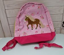 KINDERGARTEN MÄDCHEN RUCKSACK DIE SPIELBURG PFERD WIE NEU