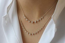 Diamond necklace necklace with