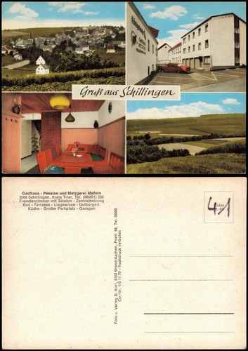 Ansichtskarte schillingen - ansichtskarte,