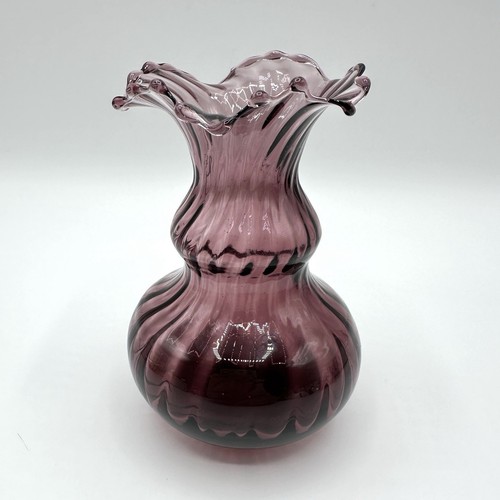 Vase glas filigran violett - filigran,