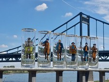 Set 6 Biergläser Gleumes 0,2 Krefeld Edition echt Krieewelsch