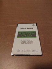 Mitsubishi Melsec SRAM+EPROM CARD Q1MEM-256SE 256KB
