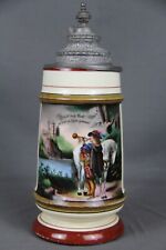 Bierkrug Krug Porzellan bemalt