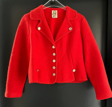Damen Trachten Janker/Jacke Rot ca. Gr. 40 v. Münchner Strickmoden