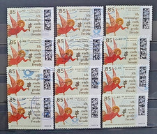 BRD 2022: 12 x Weihnachten - Botschaft des Engel 85+40 Ct. sk MiNr 3729 gest. #
