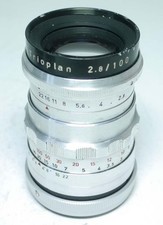 Meyer Optik Görlitz Trioplan 2.8/100 Objektiv f Canon FD    An-Verkauf ff-shop24