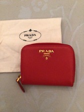 Prada Geldbörse Damen, Rot
