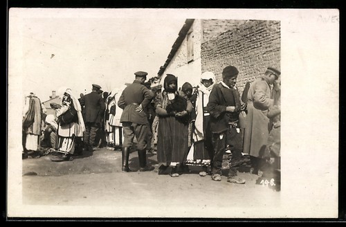 Foto soldaten und sinti - foto-ak,