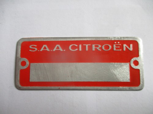 Typenschild schild a - typenschild, s.a.a