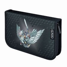 Herlitz Schüleretui 31 tlg gefüllt mit 2 Klappen innen Federtasche Federmäpchen