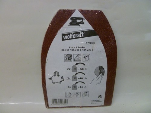 Wolfcraft schleifblatt set - wolfcraft, schleifblatt-set