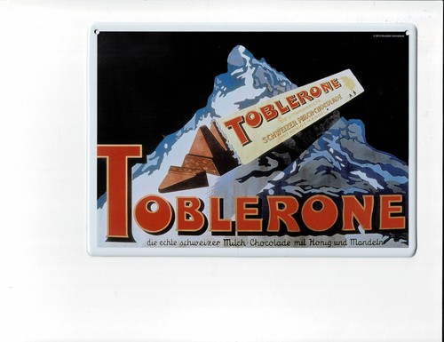 Toblerone blechschild - ,