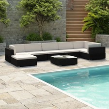 8-tlg. Garten-Lounge-Set mit