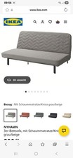 Schlafsofa IKEA BEDDINGE  Kissen (Bett/Couch) Grau Gebraucht FOTO ALS REFERENZ