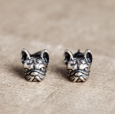 I13 Earring Stud Dog Head