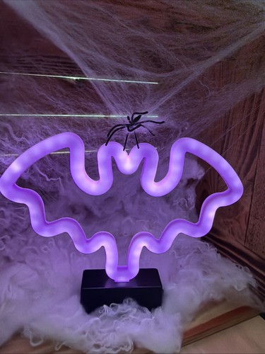 Neon fledermaus lampe - fledermaus,