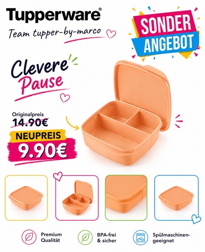 Tupperware eco pausen box 550 - tupperware, eco+