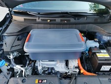 Frunk Hyundai Kona Kia Soul EV Motorraum  Halterung Befestigung mit  BOX grau