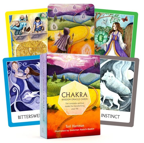Chakra wissen oracle karten - chakra,