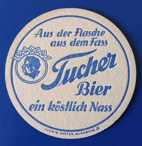 Bierdeckel brauerei tucher - bierdeckel,