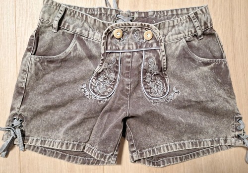 Kurzes trachten jeansshort - kurzes,