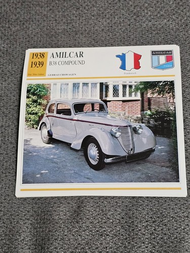Amilcar b38 geschichte - , &