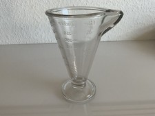 Vintag Glas-Messbecher Pressglas Glas,-Messbecher 250 ml Salz Mehl Zucker Reis..