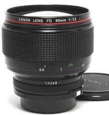 Canon FD lens 1.2/85mm L with