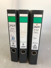 JAWA Motorrad Ersatzteile Reparaturanleitung ua. 3 Ordner Kopien auf Tschechisch