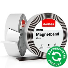 GAUDER Magnetband Schaumstoffkleber 40mmx2mm STARK extrem selbstklebend Streifen