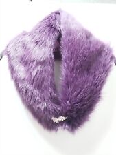 Kunstpelz Kragen. Schal. Stola.  Violett.
