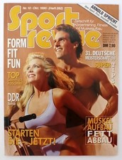 SPORT REVUE 10/1990 #262 inkl. Poster (Bodybuilding, Arnold Schwarzenegger)