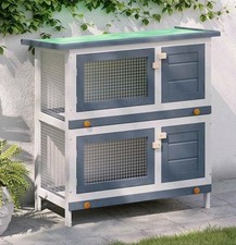 Holz Kaninchenstall 4 Türen