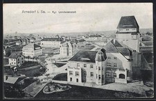 Arnsdorf i. Sa., Kgl. Landesanstalt, Ansichtskarte 