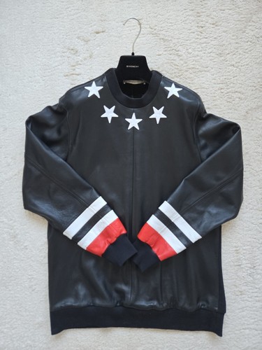 Givenchy lederjacke pullover - givenchy, lederjacke/