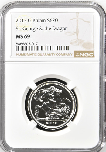 Silber 2013 george dragon - 2013, £20